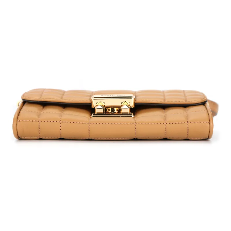 MICHAEL KORS Leather Shoulder Bag Crossbody Bag Large Size Women's Light Roasted Beancurd-3