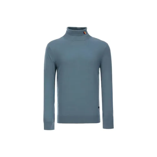 BRAUN BUFFEL Sweater Men's Blue Gray