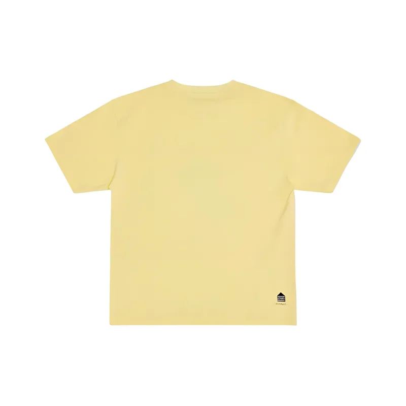 KAWS Dover Street Market Co-brand T-Shirts Unisex Yellow-1