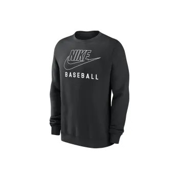 Nike Swoosh Club Fleece Men's Baseball Pullover Crew Neck Sweatshirt