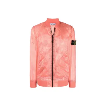 STONE ISLAND Logo-patch Bomber Jacket
