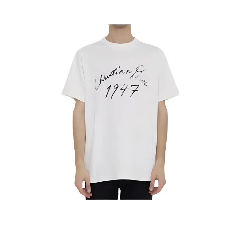 DIOR 1947 Crewneck Short-Sleeved T-Shirt-0