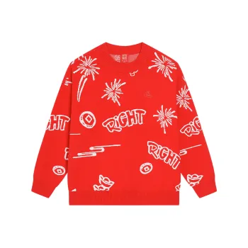 PEAK RIGHT Series Sweater Unisex China Red