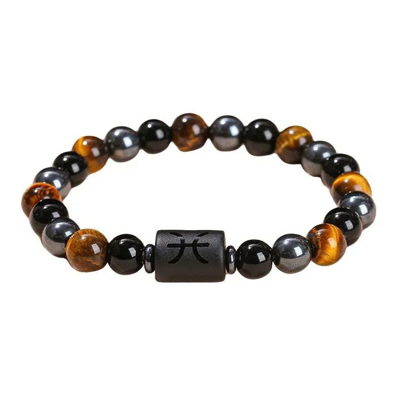 Princess Xuanjie Natural Tiger's Eye Stone Bracelets Unisex-14