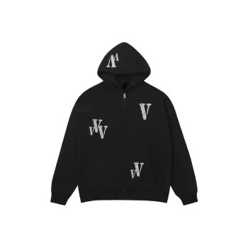 VLONE Sweatshirt Unisex Black Silver