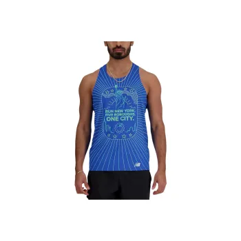 New Balance Tank Tops Men's Blue