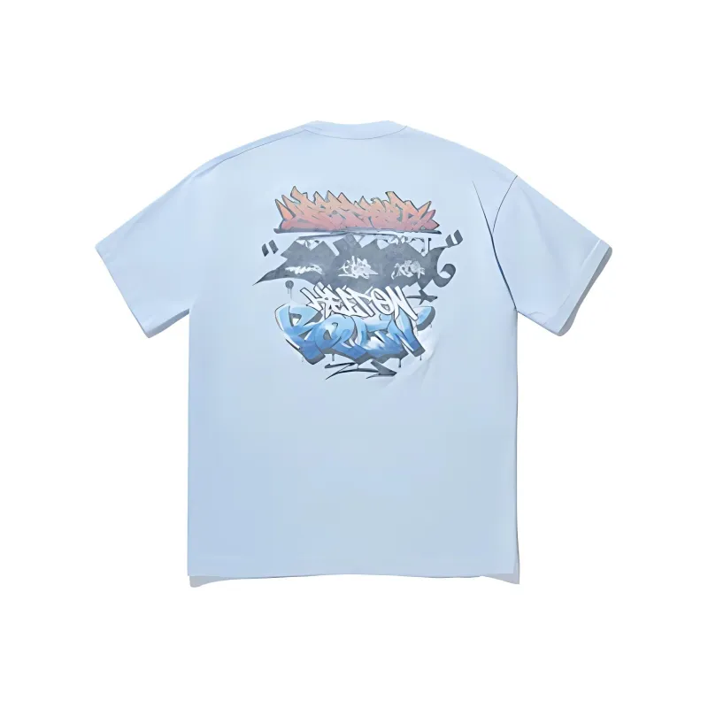 LiNing Fitness Series T Shirt Men's Blue-1