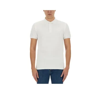 BALLY Logo Embroidered Straight Hem Polo Shirt