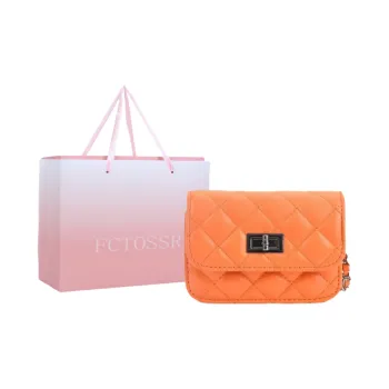 FCTOSSR PU Shoulder Bag, Crossbody Bag Regular Women's Orange/White/Black/Pink