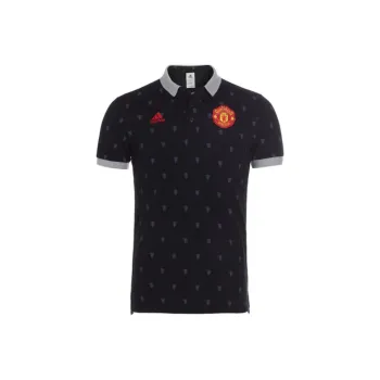 Adidas MANCHESTER UNITED THEATRE OF DREAMS Polo Shirt Men's Black