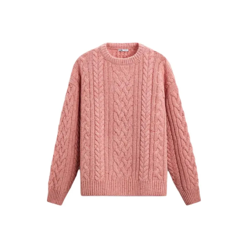 ZARA Sweaters Men Pink-0