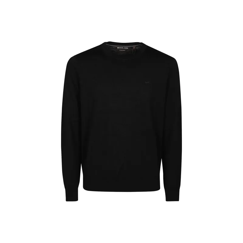 MICHAEL KORS Logo Embroidered Crewneck Jumper-0