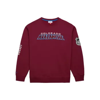 Mitchell & Ness Colorado Avalanche There & Back Sweatshirt Men's Burgundy Red