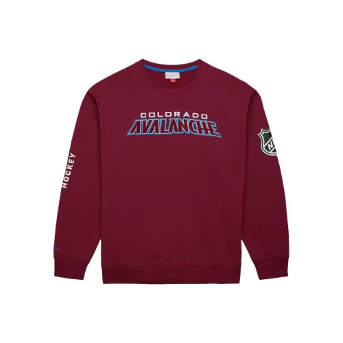 Mitchell & Ness Colorado Avalanche There & Back Sweatshirt Men's Burgundy Red