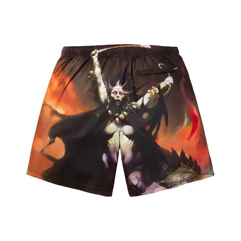 Supreme X Frank Frazetta Soccer Short-3