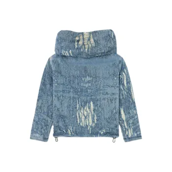 DIESEL Ripped Denim Sweatshirt