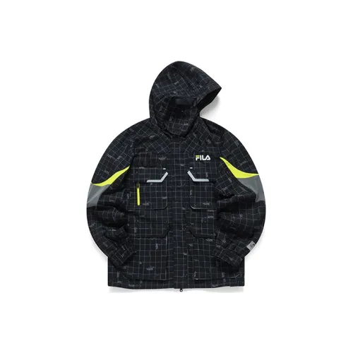FILA FUSION STREET SPORT Jackets Men Dark Chess Notation