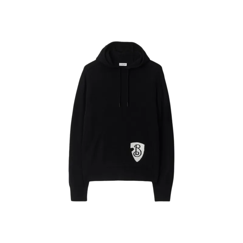 Burberry B Shield Wool Hoodie-0