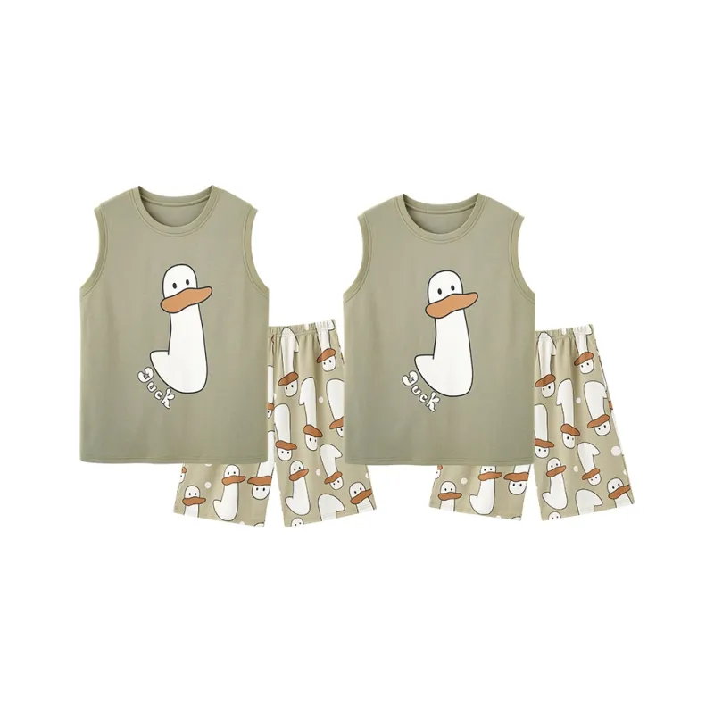 Qiao Ni Tong Unisex Pajama Sets-0