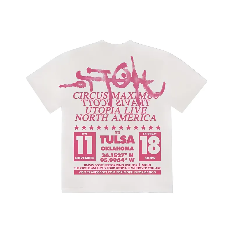 Travis Scott Utopia Is In Raleigh Circus Maximus Tee-1