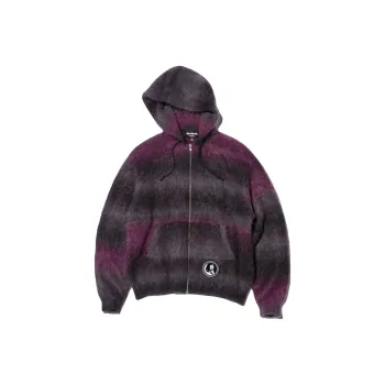Supreme Hysteric Glamour Mohair Zip Up Hooded Sweater