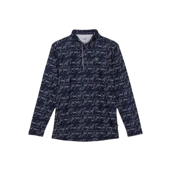 PUMA AOP Polo Shirt Men's Dark Marine Blue