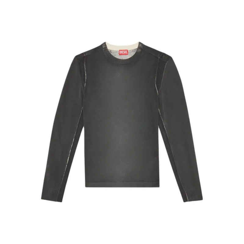 DIESEL Faded Effect Fine knit Jumper-0