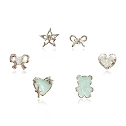RINGLOVE Zircon Stud Earrings Women's