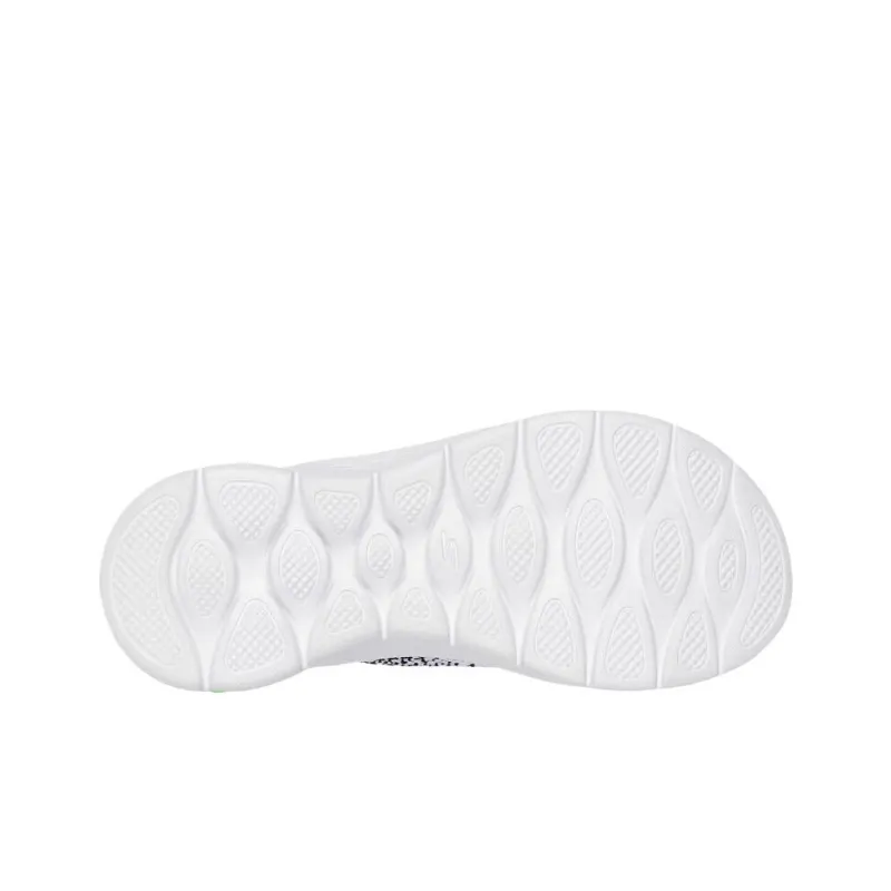 Skechers Go Walk Fle Quiet Flip Flops Women's White-4