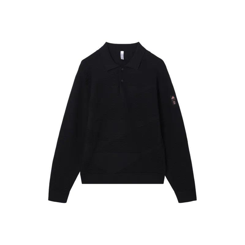 Adidas Wuji Series FW24 SWEATSHIRT Polo Shirt Men's Black-0