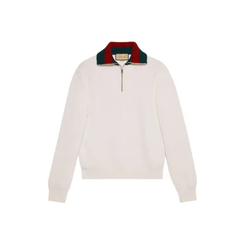 GUCCI Knit Wool Web Sweater