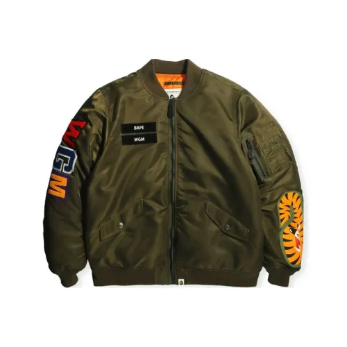 A BATHING APE Shark Loose Fit MA 1 Jacket FW21