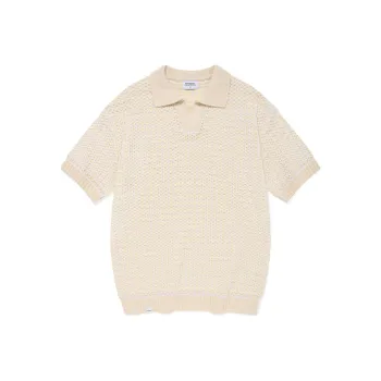 COVERNAT SS24 Polo Knit Sweater Men's Ivory