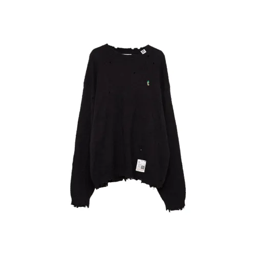 Maison Mihara Yasuhiro Destroyed Crewneck Pullover