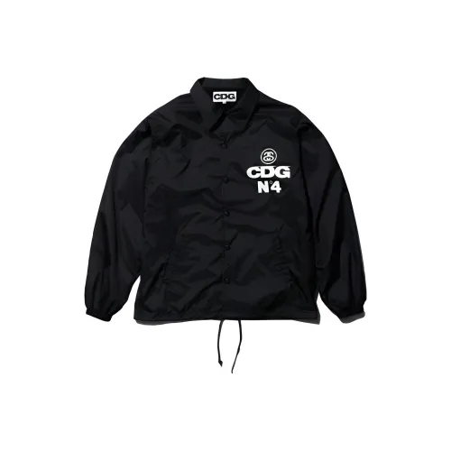 CDG 블랙 남녀공용 자켓