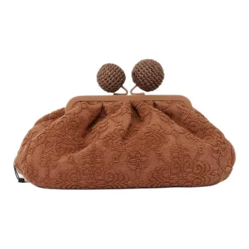 WEEKEND MaxMara Cotton Handbag Women's Brown