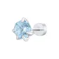Light Blue Dragon Claw Stud Earrings[Single]