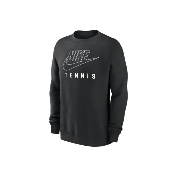 Nike Swoosh Club Fleece Men's Tennis Pullover Crew Neck Sweatshirt