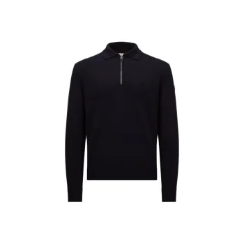 Moncler Polo Shirt Men's Marine Blue