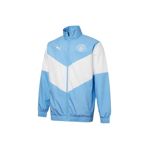 PUMA Manchester City Football Club Jackets Unisex Blue