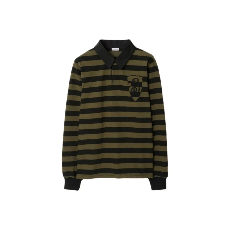 Burberry FW24 Polo Shirt Men's Olive-0