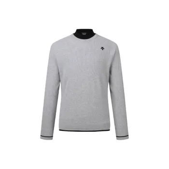 DESCENTE Golf Sweaters Men Gray