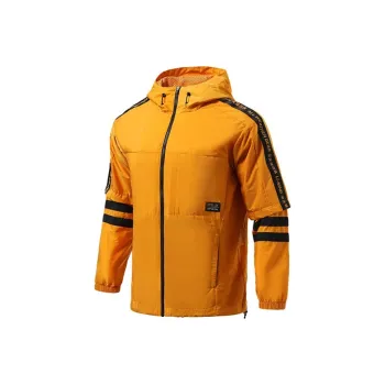 LiNing Training Collection Fitness Collection Jacket Men's Fiery Sand Yellow