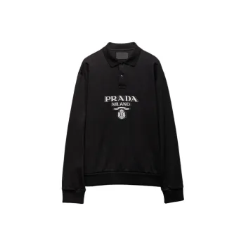 PRADA Polo Shirts Men Black