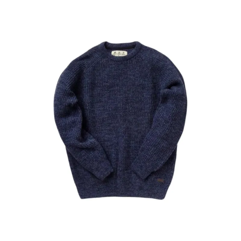 BARBOUR Logo Patch Crewneck Jumper-0
