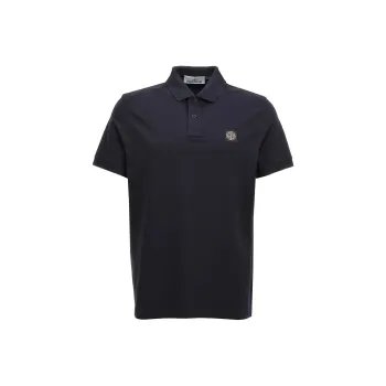 STONE ISLAND Logo Patch Polo Shirt