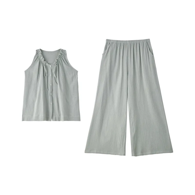 Jovini Pajama Set Women's 2 Pack Gray-0