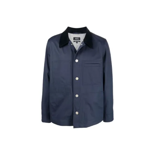 A.P.C We11done jackets Men Blue