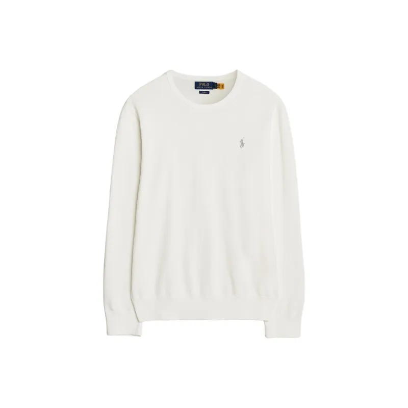 Polo Ralph Lauren Logo Embroidered Crewneck Jumper-4