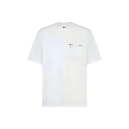 FENDI Monogrammed Pocket Crewneck T Shirt